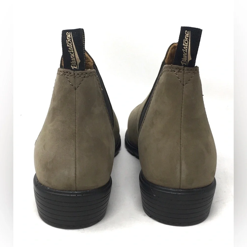 Blundstone 1974 Ankle Suede Leather Stone Nubuck Heeled Chelsea Boots US 7 - Picture 8 of 16